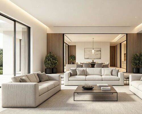 Luxury Single Family Light Steel Frame Home Inspired By Mediterranean Architecture