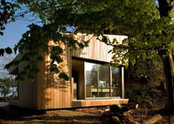 Light Gauge Steel Structure Prefab Garden Studio Garden Storage Room Prefabricated Garden Studio Wood Color