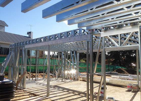 Australia Standard Luxury Prefab Steel Structure Villa / Prefab Modular House ICC EN-1090