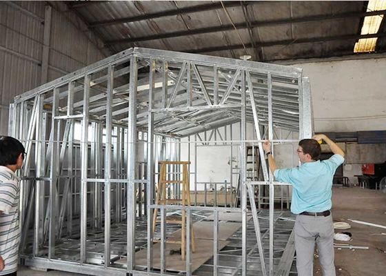 Light Steel Frame Triple Wide Mobile Homes, Easy Dismantlement Mobile Modular Homes ADU