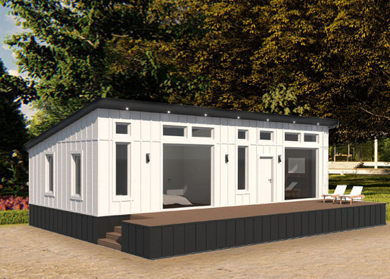 प्रीफैब लाइट स्टील फ्रेम स्टूडियो हाउस होम स्टील फ्रेम हाउस किट बनाने के लिए