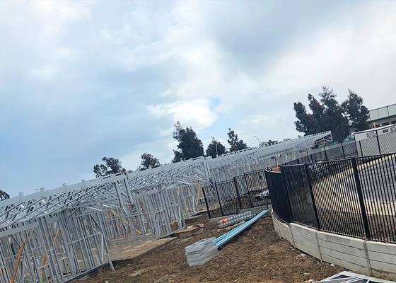 फाइबर सीमेंट बोर्ड प्रीफैब हाउस होम लाइट स्टील फ्रेम बनाने के लिए