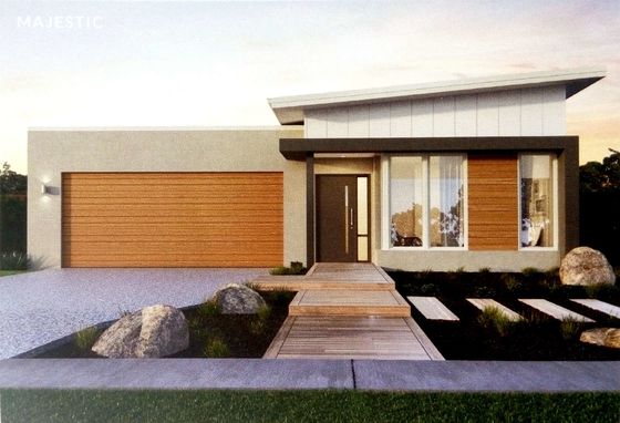 निजीकरण लक्जरी हल्के स्टील संरचना बंगला शैली घर पीयू इन्सुलेशन