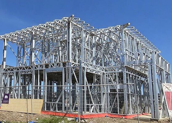 तेजी से दो मंजिला मॉड्यूलर घर का निर्माण करें ∙ ऑस्ट्रेलियाई लाइट स्टील फ्रेम विला