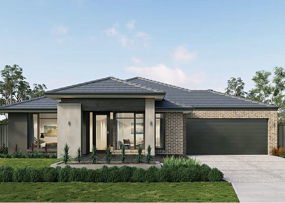 यूएसए सिंगल फैमिली प्रीफैब्रिकेटेड होम मॉड्यूलर और लाइट गेज स्टील फ्रेम हाउस किट