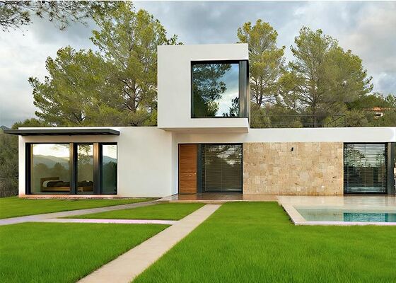 पर्यावरण के अनुकूल पैनल प्रणाली और लोकप्रिय पूर्वनिर्मित मॉड्यूलर घरों ♪ एएस प्रमाणित सामग्री