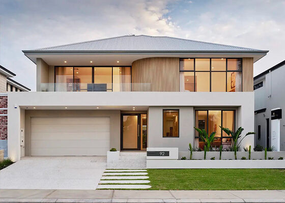 एएस/यूएस लाइट स्टील संरचना पूर्वनिर्मित विला हाउस फ्रेम मॉड्यूलर किट 4 बेडरूम के लिए