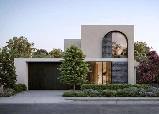 लाइट स्टील हाउस के साथ लक्जरी 2-मंजिला सिंगल फैमिली होम प्रीफैब्रिकेटेड हाउस