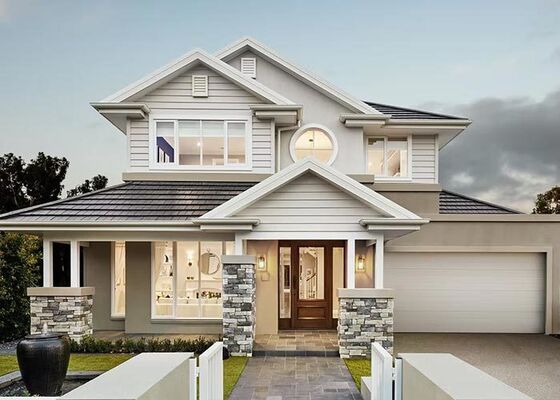 AS/US मानक लाइट स्टील फ्रेम हाउस विला मॉड्यूलर होम फॉर रिसॉर्ट्स