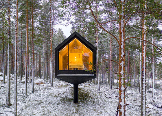 Prefab House Luxury Caibn With Light Steel Frame Modular Home  For Airbnb