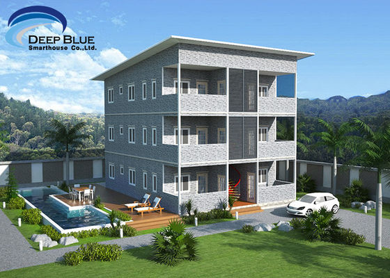 लाइट स्टील फ्रेम स्ट्रक्चर प्रीफैब सोहो डॉर्मिटरी अपार्टमेंट्स | बिक्री के लिए कस्टम बिल्डिंग्स