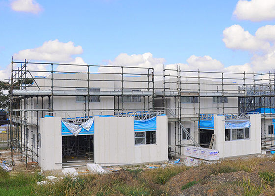 हल्के इस्पात फ्रेम संरचना पूर्वनिर्मित विला त्वरित विधानसभा अनुकूलन योग्य घर के लिए इन्सुलेशन सामग्री