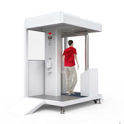 गहरे नीले रंग का तापमान मापने की मशीन कीटाणुशोधन हाथ की नसबंदी