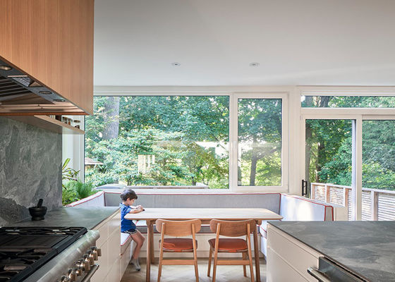 AS/US Prefab House With Large Windows | Modular Light Steel Frame Kit Home