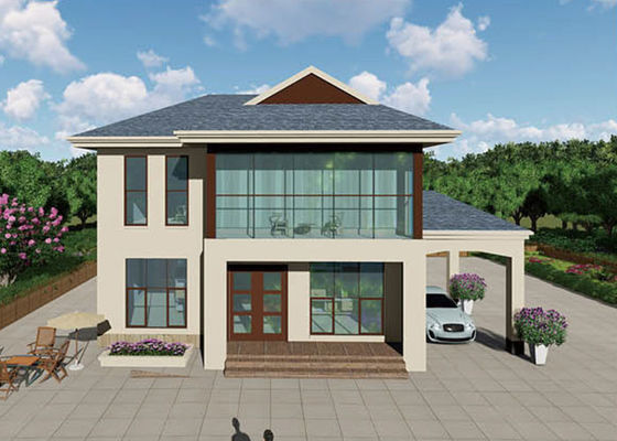 पूर्वनिर्मित हल्के गेज स्टील ट्रस 300 वर्ग मीटर लक्जरी विला ऑस्ट्रेलियाई मानकों के साथ बनाया गया