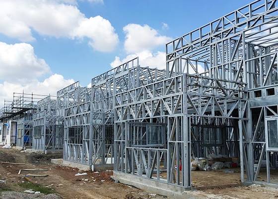 Steel Structure Labor Prefabricated Apartment Buildings / Modular Homes