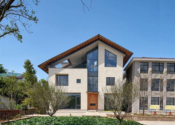 ऊर्जा बचत पूर्वनिर्मित 2-मंजिला विला हल्के स्टील पूर्वनिर्मित भवन आधुनिक जीवन