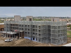 उच्च गुणवत्ता वाले अल्ट्रा आधुनिक पूर्वनिर्मित घर हल्के गेज स्टील फ्रेम में पूर्वनिर्मित घर लक्जरी विला