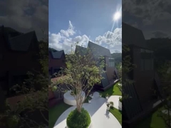 छुट्टी और शिविर के लिए हल्के इस्पात फ्रेम मॉड्यूलर घर के साथ पूर्वनिर्मित घर किट