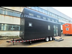 किफायती हल्के स्टील के छोटे घर पहियों पर बिक्री के लिए पूर्वनिर्मित केबिन AU/NZ