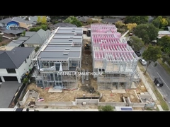 ऑस्ट्रेलियाई मानक प्रीफैब लाइट गेज स्टील फ्रेम हाउस दूसरी मंजिल अपार्टमेंट