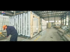 हल्के स्टील के प्रीफैब कंटेनर घर / रहने के लिए पूर्वनिर्मित घर किट