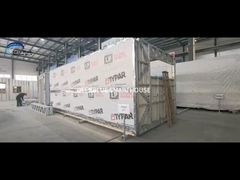 सफेद पर्यावरण के अनुकूल पूर्वनिर्मित मोबाइल होम / लाइट स्टील लॉग मोबाइल होम